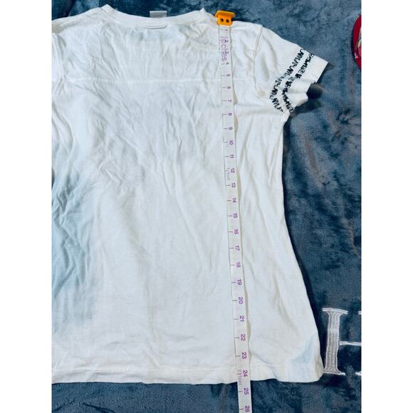 Harry Potter Universal Studios Gryffindor Causal Embroidered Tee Off White XL - Picture 7 of 7